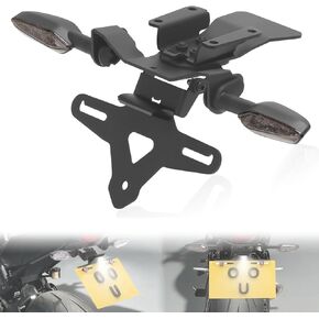 MT07 Fender Eliminator Kit Compatible with 2025 2026 MT 07 & MT-07 Y-AMT Tail Tidy License Plate Holder Bracket with Rear Turn Signals (Smoke) in Saudi Arabia
