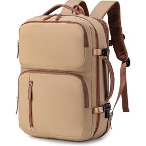 17x13x9 Personal Item Bag Travel Backpack for Men Women 43x33x15 Travel Bag Expandable with USB Charging Port 180°Full Open Access Laptop Backpack,Black in Saudi Arabia