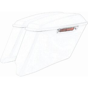 HR3 For Auburn Sunglo & Black Hole With Rich Bourbon, 4" Stretched Hard Saddlebags Compatible with 2019 CVO Limited, for 2014-2024 Harley Touring Models in Saudi Arabia