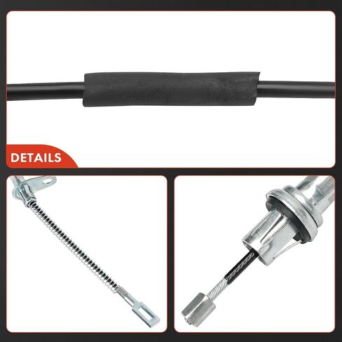 A-Premium Rear Driver & Passenger Side Parking Brake Cable Assembly Compatible with Dodge Grand Caravan 2003-2007 & Chrysler Town & Country 2001-2003 in Kuwait