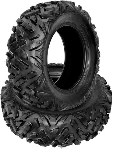 Set of 2 24x10-12 All-Terrain ATV UTV Tires, 6 Ply Tubeless, Heavy Duty Off-Road Tires for Mud and Sand, High Load Capacity and Durable Performance in Kuwait