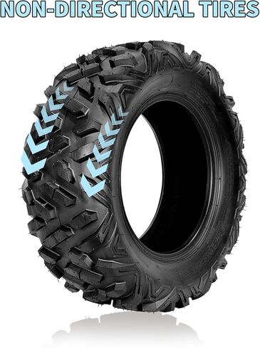 Set of 2 24x10-12 All-Terrain ATV UTV Tires, 6 Ply Tubeless, Heavy Duty Off-Road Tires for Mud and Sand, High Load Capacity and Durable Performance in Kuwait