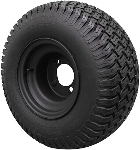 إطارات وعجلات Antego مقاس 8 بوصات من الفولاذ الأسود غير اللامع وإطارات 18X8.50-8 Turf 4 Ply - (مفردة) in Kuwait