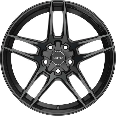 عجلات موتيف 434B 18X7.5، ET +40، PCD 5X112/5X4.50، CB 73.1-أسود لامع، 434B-8755940 in Saudi Arabia