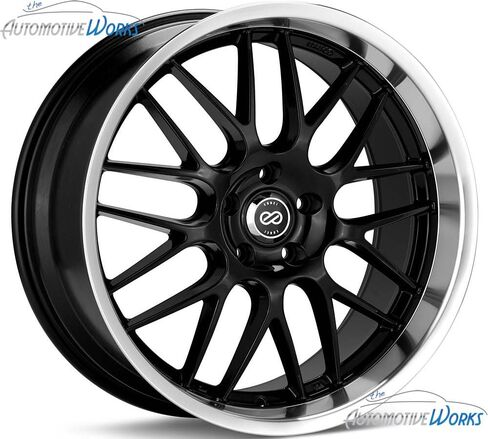 Enkei 469-875-6542BK LUSSO عجلة الأداء 18x7.5 +42 5x114.3 طلاء أسود in Kuwait