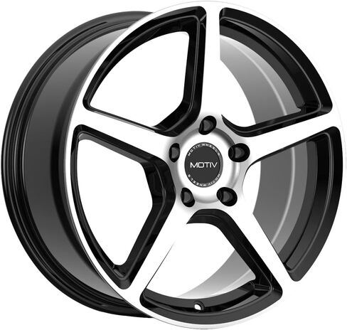 18X7.5 Motiv 433MB Blade Gloss Black Machined Face 5x114.3 ET40 wheel/rim in Kuwait