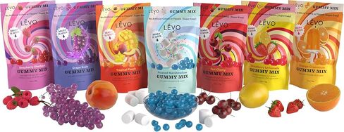 LĒVO Gummy Mix - Orange Creamsicle - Make Your Own Infused Gummies - Each Bag Makes 64 Gummies - 1 Pack in Saudi Arabia