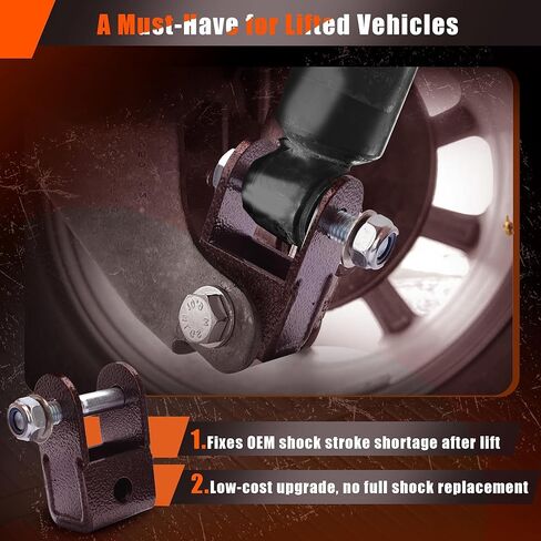 3.5" Front + 2" Rear Leveling Lift Kits for 2009-2018 Ram 1500 4WD with 2-4" Rear Shock Extensions(2PCS) Ram 1500 3.5 Inch Lift Front Strut Spacers and 2 Inch Rear Lift Spacer in Saudi Arabia
