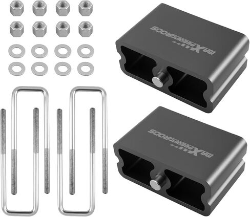 maXpeedingrods 3" Rear Lift Blocks for Toyota Pickup 2WD 4WD 1986-1995, for T100 2WD 4WD 1993-1998, Leveling Block Kit with U-bolts in Kuwait