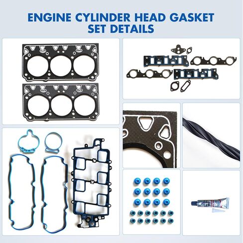 Cylinder Head Gasket set Fit for Buick LaCrosse 3.8L,for Chevrolet Impala 3.8L,for Oldsmobile 88 3.8L,for Pontiac Bonneville 3.8L Replace HS9917PT-3,HGS3144 in Kuwait