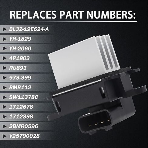 5F9Z-19E624-AA BL3Z-19E624-A YH-1829 HVAC منفاخ محرك مقاوم تيار متردد وحدة التحكم في منفاخ ميركوري مونتيجو 2006-2007 جميع المحركات ذات المنطقة المزدوجة للتحكم التلقائي في درجة الحرارة in Kuwait