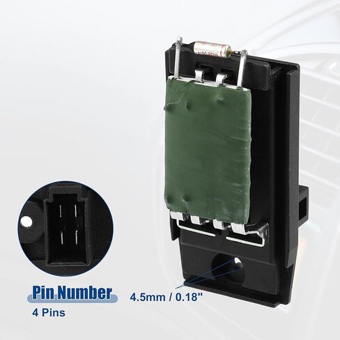 ACROPIX Blower Motor Resistor Replacement Fit for Ford Focus - Pack of 1 Black Green in Kuwait