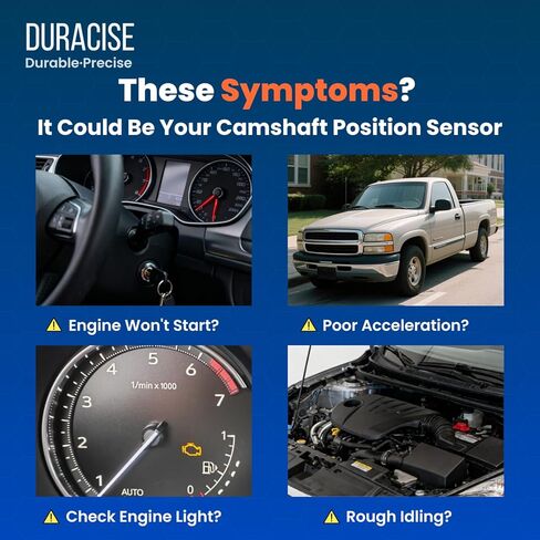 DURACISE Camshaft Position Sensor Compatible with 2002-2008 Dodge Ram 1500 2500 3500 Pickup, 2000-2007 Durango, Dakota, Dodge Charger & Jeep Grand Cherokee, Liberty & Chrysler 300 | OEM #56028133AB in Saudi Arabia
