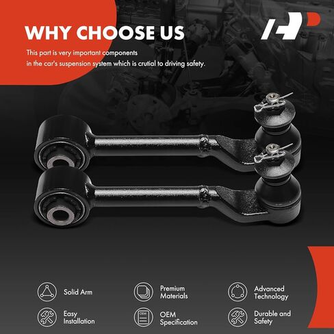 A-Premium 2 x Rear Upper Control Arms, with Ball Joint & Bushing, Compatible with Honda Odyssey 2005-2017 in Kuwait