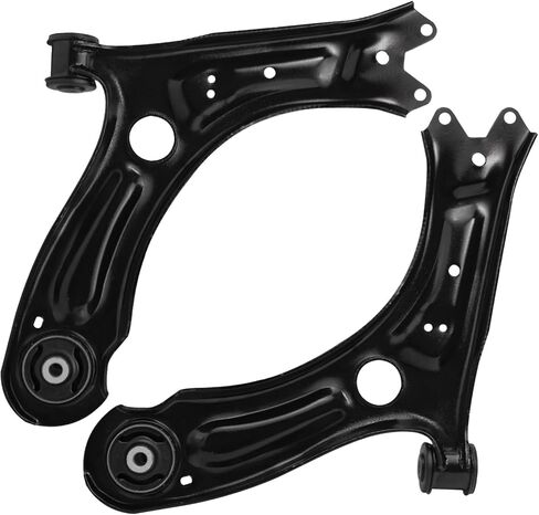 Detroit Axle - 12pc Front End Kit for 2011-2018 Volkswagen Jetta, 2 Lower Control Arms 2 Lower Ball Joints 2 Sway Bars 4 Inner Outer Tie Rods 2 Boots 2012 2013 2014 2015 2016 2017 Replacement in Kuwait