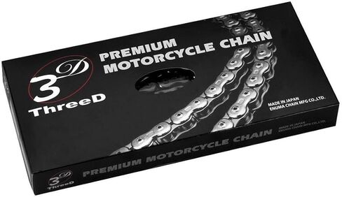 EK Motor Sport "EK Chain 520 Z 3D Premium Chain - 150 Links - Black/Gold in Saudi Arabia
