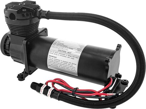 Vixen Air Suspension Kit for Truck/Car Bag/Air Ride/Spring. On Board System- Dual 200psi Compressor, 5 Gallon Tank. For Boat Lift,Towing,Lowering,Load Leveling,Bags,Onboard Train Horn VXO4852DBF in Kuwait