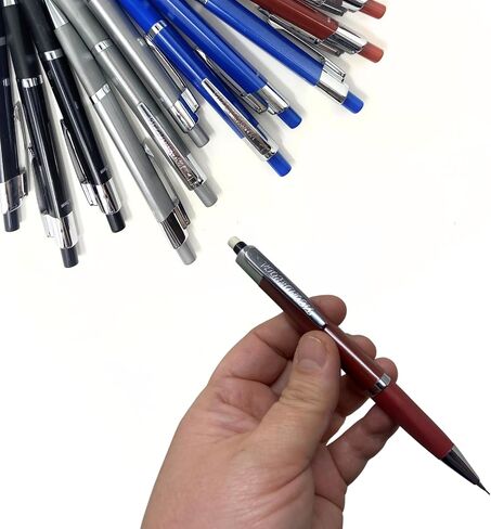 Fancy Pencils - Metal Mechanical Pencil Set of 12 0.7 MM Engineering Tools Engineering Student Essentials Drafting Tools & Drafting Kits Architecture Supplies Mechanical Pencil Kit Nice Drawing Set in Kuwait