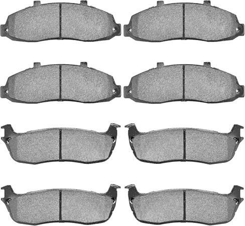 JLEO Front Rear Ceramic Brake Pads D679 D879 for 1997-2003 Ford F-150, for 2004 F-150 Heritage,for 2002 Lincoln Blackwood 8pcs in Kuwait
