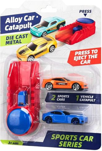 Die Cast Toy Cars with 1 Catapult Launchers, 2 Pack 1:64 in Saudi Arabia