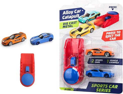 Die Cast Toy Cars with 1 Catapult Launchers, 2 Pack 1:64 in Saudi Arabia