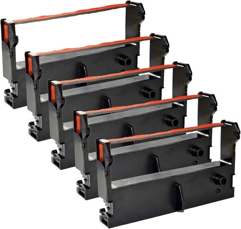 Inksters Compatible Replacement for Citizen IR-31BR POS Ribbon Black/Red 6 Pack Value Pack in Saudi Arabia