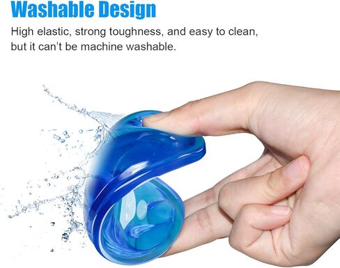 JIKIOU Silicone Gel Wrist Rest Cushion Heart-Shaped Translucence Ergonomic Mouse Pad Cool Hand Pillow Effectively Reduce Wrist Fatigue Pain, Blue 2 Pack in Kuwait