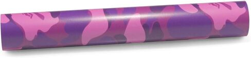 12"x60" (1FTx5FT) Camouflage Ape Purple Pattern Matte Vinyl Wrap Auto Car Sticker Decal Film Sheet Bubble Free Air Release Technology with Tool Kit in Kuwait