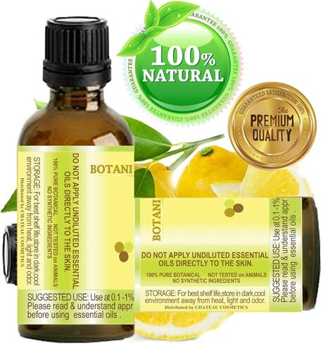 Lemon (Mediterranean) Essential Oil. 100% Pure Therapeutic Grade, Premium Quality, Undiluted. 0.33 Fl.oz.- 10 ml. in Saudi Arabia