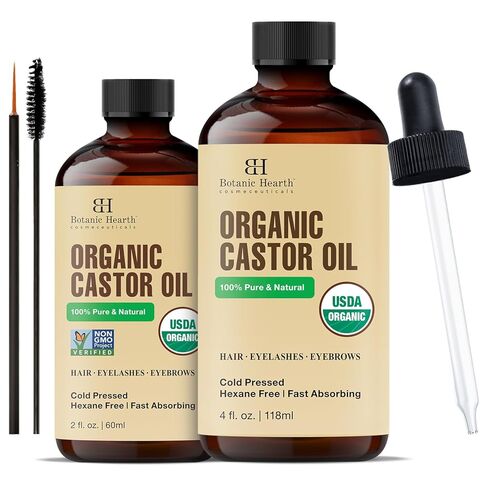 Botanic Hearth Castor Oil 4 fl oz and Botanic Hearth Castor Oil 2 fl oz in Saudi Arabia