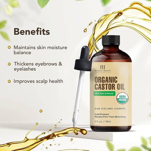 Botanic Hearth Castor Oil 4 fl oz and Botanic Hearth Castor Oil 2 fl oz in Saudi Arabia