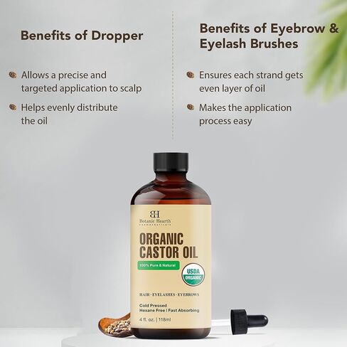Botanic Hearth Castor Oil 4 fl oz and Botanic Hearth Castor Oil 2 fl oz in Saudi Arabia