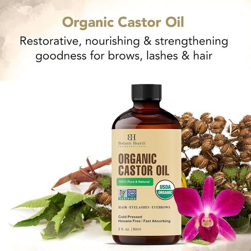 Botanic Hearth Castor Oil 4 fl oz and Botanic Hearth Castor Oil 2 fl oz in Saudi Arabia
