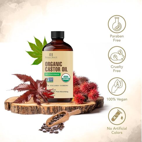 Botanic Hearth Castor Oil 4 fl oz and Botanic Hearth Castor Oil 2 fl oz in Saudi Arabia