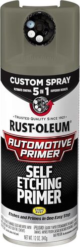Rust-Oleum Automotive Self Etching Primer Custom Spray 5-in-1, 12 oz, Matte Dark Green in Kuwait