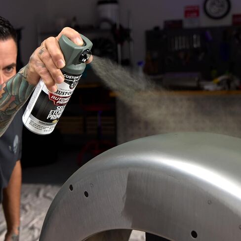 Rust-Oleum Automotive Self Etching Primer Custom Spray 5-in-1, 12 oz, Matte Dark Green in Kuwait