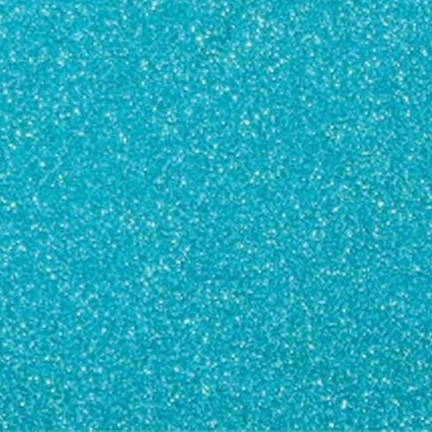 Siser EasyPSV Glitter - Permanent Self Adhesive Craft Vinyl - 12"x1yd Roll (Sparkling Aqua) in Kuwait