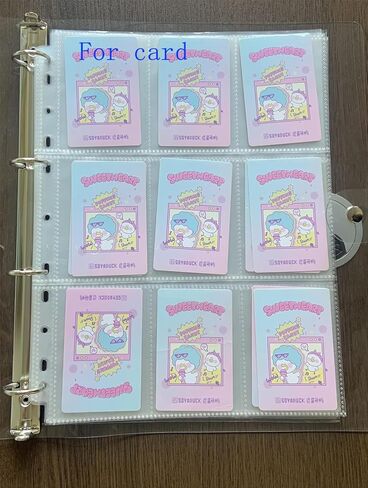 Soft Clear PVC A4 4 Ring Refillable Loose Leaf Notbook Binder Cover with Hole Punch All-in-one for Photo Album, Workong Note, Life Record, Game Card Collect… (Clear) in Kuwait
