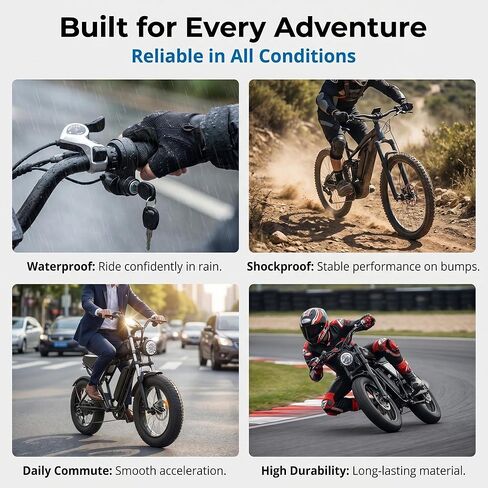 Full Throttle for Ridstar Q20 - PSLER 22MM Full Twist Throttle E Bike, Universal Throttle Grip for Electric Bike & Scooter in Kuwait