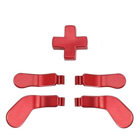 TNP Paddles for Xbox Elite 2 Controller - Accessories Replacement Metal Stainless Steel Paddles Trigger & D-Pad Parts Accessories Compatible with Xbox Elite Controller Series 2 Core, Red in Saudi Arabia