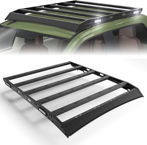 Roof Rack for Grand Cherokee L 2021-2026 (WL75), Heavy Duty Carbon Steel Roof Cargo Basket, 800LB Load, E-Coated & Textured Powder Coated in Saudi Arabia