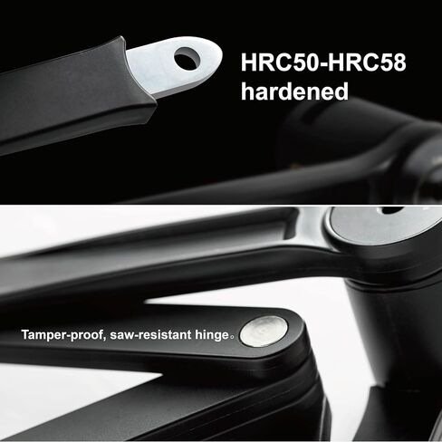Via Velo Folding Lock with Hardened Steel and Sold Secure Gold. Extends 90cm, Includes Bracket and 4 Keys. AirTag Slot Lets You Track Your Bike. Easy to Carry and Compact for e-Bikes and Scooters. in Saudi Arabia