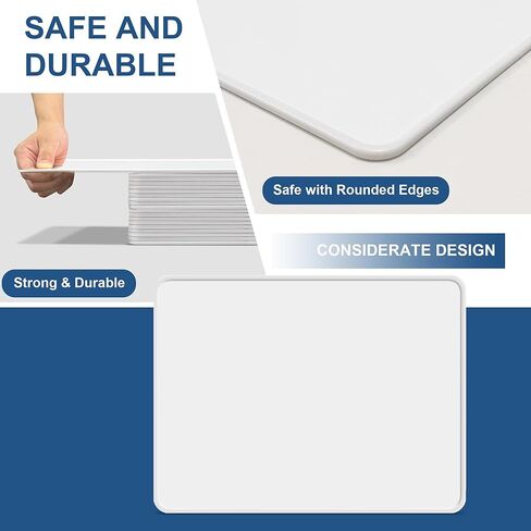 Dry Erase Boards, 6 Pack 9 x 12 Inch Magnetic Double Sided Portable Personal Small Whiteboards, Include 6 Markers, 6 Erasers, 12 Magnets for Kids, Students, Teachers Classroom School Supplies in Saudi Arabia