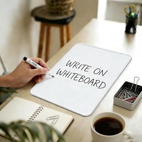 Dry Erase Boards, 6 Pack 9 x 12 Inch Magnetic Double Sided Portable Personal Small Whiteboards, Include 6 Markers, 6 Erasers, 12 Magnets for Kids, Students, Teachers Classroom School Supplies in Saudi Arabia