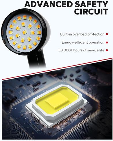 Amazicha Motorcycle Turn Signals 24 LEDs, Rear Turn Signals LED, Red Yellow Beam SMD Blinker Lights with 8mm Mounting Holes Fit for Harley Dyna Yamaha Honda Suzuki Kawasaki in Kuwait