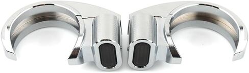 Three T FSFY Motorcycle Front Turn Signal LED Amber Light 39-41mm Fork Mounted Clamp For Harley Dyna Sportster Bobber Aluminium Chrome in Kuwait