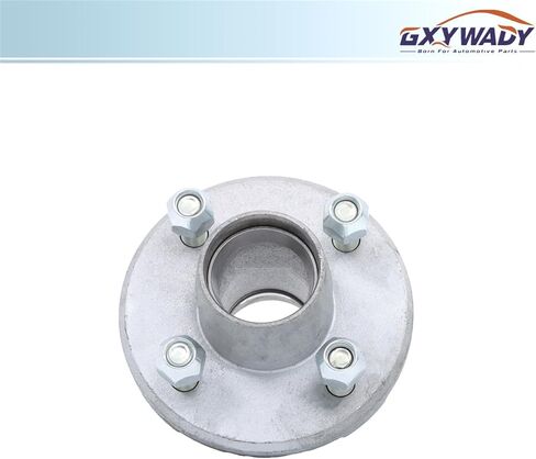 GXYWADY 4 على 4 بوصة استبدال محور المقطورة المجلفن لـ 2000 رطل 1 بوصة أو 1-1/16 بوصة المغزل مع مجموعة محمل المقطورة (6 قطع/مجموعة) in Kuwait