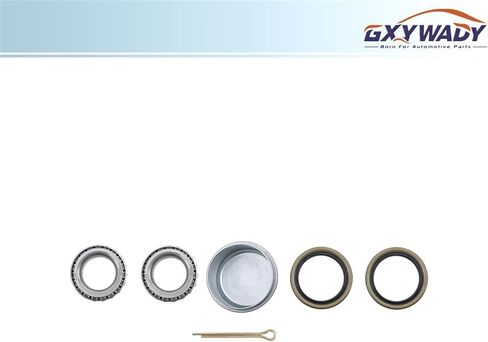 GXYWADY 4 على 4 بوصة استبدال محور المقطورة المجلفن لـ 2000 رطل 1 بوصة أو 1-1/16 بوصة المغزل مع مجموعة محمل المقطورة (6 قطع/مجموعة) in Kuwait