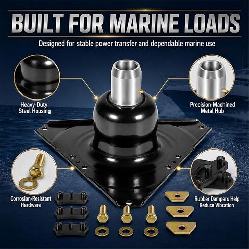 استبدال اقتران المحرك مقاس 14 بوصة لـ MerCruiser Alpha Drive V6 V8 - يستبدل 18643A5 18643A7 18-2323 | مقرنة نقل الحركة البحرية عالية عزم الدوران in Kuwait