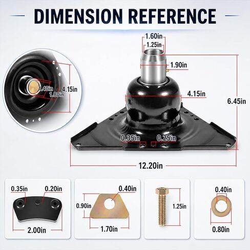 استبدال اقتران المحرك مقاس 14 بوصة لـ MerCruiser Alpha Drive V6 V8 - يستبدل 18643A5 18643A7 18-2323 | مقرنة نقل الحركة البحرية عالية عزم الدوران in Kuwait